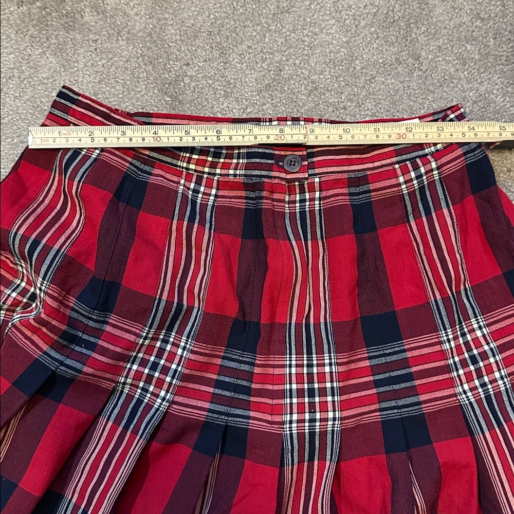 Pendleton Woolmark Wool Plaid Pleated Midi Skirt … - image 5
